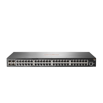 SWITCH HP JL260A ARUBA 2930F 48G 4SFP 48 X 10/100/1000 + 4 X GIGABIT SFP RACK1U GAR A VITA FINO:07/05