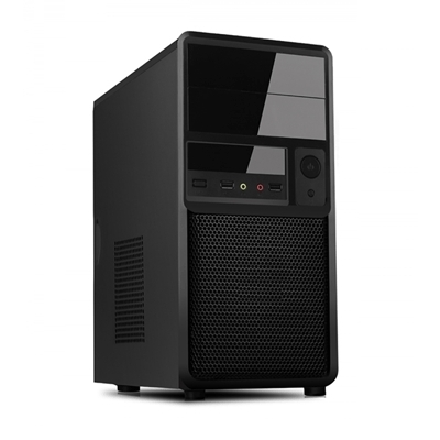 CABINET ITEK MICROATX MIDI TOWER MODELLO SPIDER - ALIM 500W FAN 12CM - 1XUSB2.0+ 1XUSB3.0 FRONTALI - COLORE BLACK (ITM89BM)