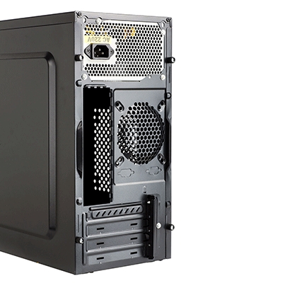 CABINET ITEK MICROATX MIDI TOWER ROBB - ALIM 500W - 2XUSB 3.0 FRONTALI  - FULL BLACK (ITOCRB10)