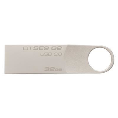 FLASH DRIVE USB3.0  32GB KINGSTON DTSE9G2/32GB ULTRA SLIM ''DATA TRAVELER'' METAL CASE SILVER