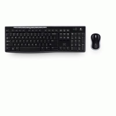 TASTIERA+MOUSE WIRELESS LOGITECH RETAIL MK270 OPTICAL USB NERO P/N 920-004512