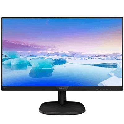 MONITOR PHILIPS LCD IPS LED 23.8'' WIDE 243V7QDAB/00 4MS SOFTBLUE MM FHD 1000:1 BLACK VGA DVI HDMI VESA   FINO:31/05