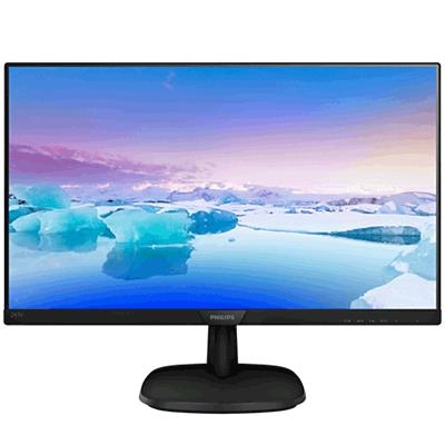 MONITOR PHILIPS LCD IPS LED 23.8'' WIDE 243V7QDSB/00 4MS SOFTBLUE FHD 1000:1 BLACK VGA DVI HDMI VESA FINO:31/05