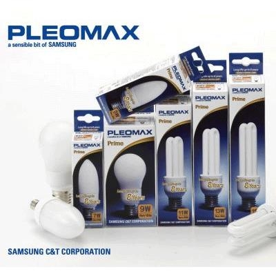 LAMPADA BC PLEOMAX/SAMSUNG E27 GLOBE  5W-200LM (22W) L-WARM SCATOLA 8-801790409170