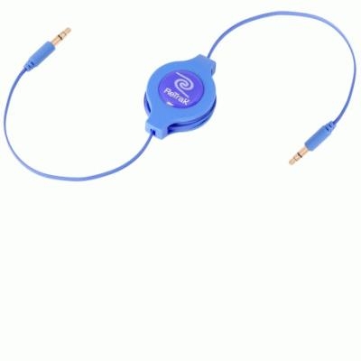 CAVO DA 3,5MM A 3,5MM PER MP3 RETRATTILE EUCABLE35BU BLU RETRAK 816983011243