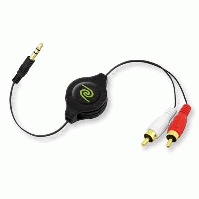 CAVO DA 3,5MM A RCA RETRATTILE EUCABLERCA35 RETRAK 0181204000420