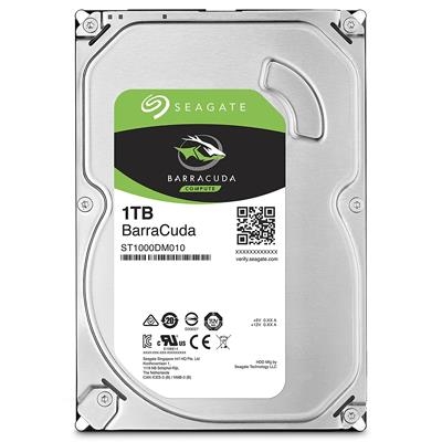 HARD DISK SATA3 3.5'' 1000GB(1TB) SEAGATE ST1000DM010 BARRACUDA 7200RPM CACHE 64MB