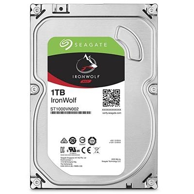 HARD DISK SATA3 3.5'' X NAS 1000GB(1TB) SEAGATE IRONWOLF ST1000VN002 5900RPM CACHE 64MB PER NAS DA 1 A 8 UNITà