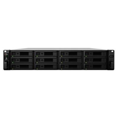 NAS SYNOLOGY RS3618XS X12HD 3.5''/2.5'' SATA2/3>NO HD<RACK-XEONQUADC.2.4GHZ-DDR4 8GB ECC-4P GIGA-4P USB+2P ESP.-SUPP.75 TELEC.