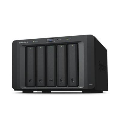 UNITA  DI ESPANSIONE SYNOLOGY DX517 X5HD E SSD 3.5''/2.5'' SATAII - 1P ESATA - GARANZIA 2 ANNI