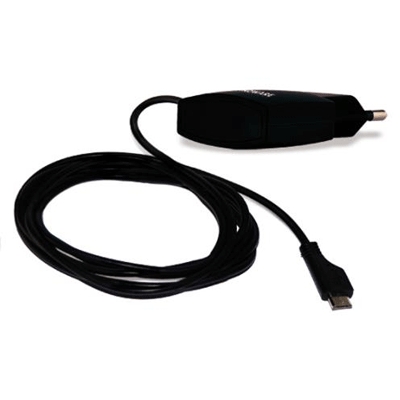 CARICABATTERIE MICROUSB DA CASA TECNOWARE HD FAM17198 CAVO120CM IN:110/240VAC OUT:5VDC 2,1A NERO