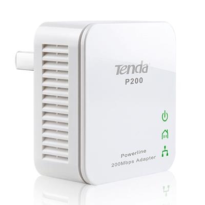 POWERLINE 200M TENDA P200 MINI ADAPTER CON HOME PLUG  - GARANZIA 3 ANNI-