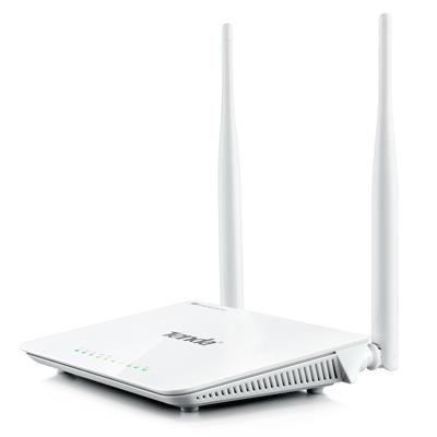 WIRELESS N ROUTER TENDA F300 300M 4P LAN 10/100M 2.4GHZ IP STATIC.- 2 ANT. FISSE 5DBI--GARANZIA 3 ANNI