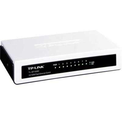 SWITCH 8P LAN 10/100M TP-LINK TL-SF1008D DESKTOP -GARANZIA 3 ANNI-