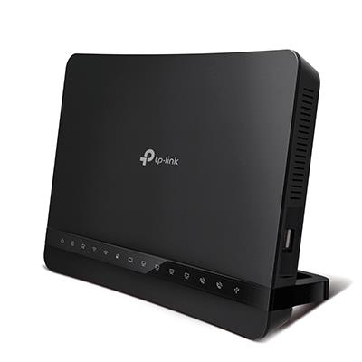 WIRELESS ROUTER  AC1200 + VOIP TP-LINK ARCHER VR1200V DUALBAND  867M/5GHZ+300M/2.4GHZ 5P GIGA 1P USB-COMP.DSL/EWAN E FIBRA