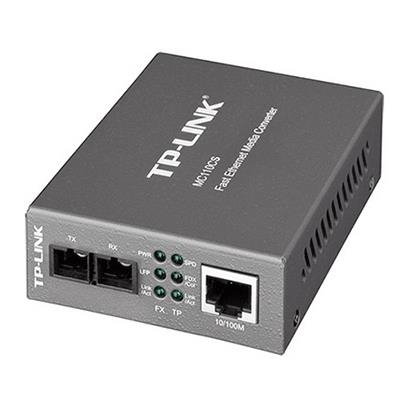 MEDIA CONVERTER TP-LINK MC110CS 10/100MBPS RJ45 A 100MBPS SINGLE-MODE SC FIBER CONVERTER DULL DUPLEX