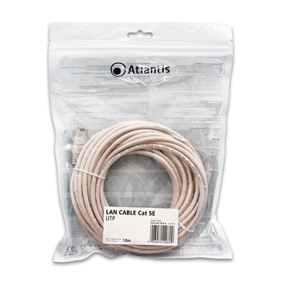 CAVO RETE CAT.5E-UTP (CAVO PATCH) ATLANTIS P019-LAN_5E-U-X - 10MT