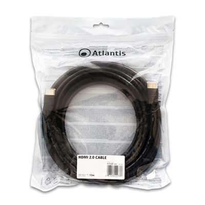 CAVO HDMI 2.0 ATLANTIS P019-HDMI_20-X -RAME - SCHERMATO - 10MT