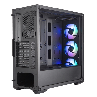 CABINET ATX MIDI TOWER COOLER MASTER MCB-B520-KGNN-RGA MASTERBOX MB520 ARGB NERO ATX 2X3.5/2.5 4X2.5 2XUSB3.2 LATO TRASP. NOALIM