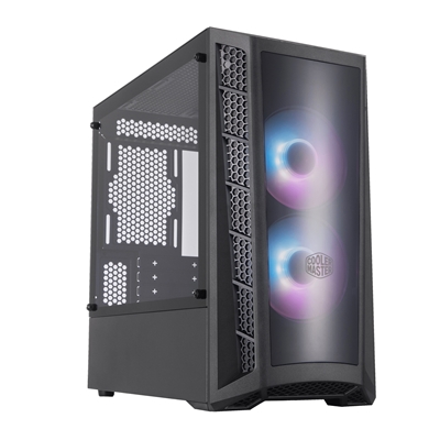 CABINET COOLER MASTER MCB-B320L-KGNN-S01 MASTERBOX MB320L NERO MICRO-ATX 4SLOT 2X3.5 2X2.5 2USB3.2 2XFAN-ARGB NO ALIM