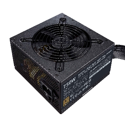 ALIMENTATORE ATX 750W COOLERMASTER BRONZE V2 MPE-7501-ACAAB-EU PFC ATTIVO 80+BRONZE 240VAC FAN120MM CAVO EU