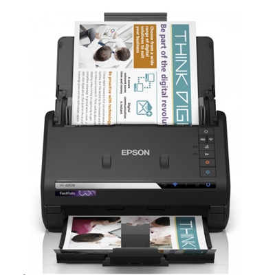 SCANNER EPSON FASTFOTO FF-680W  B11B237401 600X600DPI DUAL CIS 45PG/MIN CASS 100FG USB WIFI