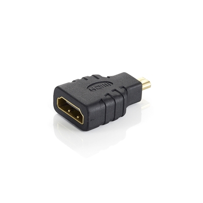 ADATTATORE MICRO HDMI (TYPE D) - HDMI (TYPE A) M/F EQUIP 118915 NERO - EAN: 4015867176429