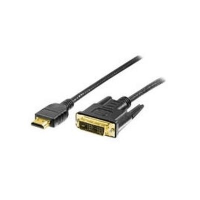 CAVO HDMI EQUIP 119322 2MT NERO TYPE A/DVI (18+1) M/M - EAN: 4015867150504