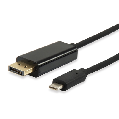 CAVO ADATTATORE USB 1.8MT TYPE-C A DISPLAYPORT EQUIP 133467 NERO - EAN: 4015867203736