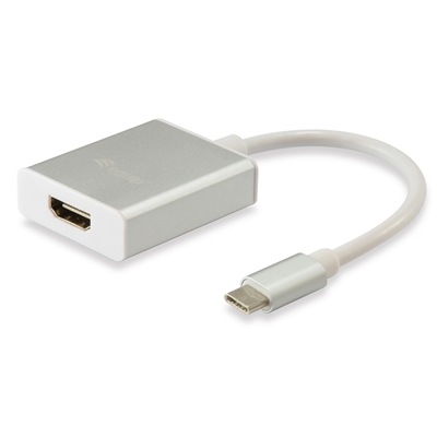 ADATTATORE USB EQUIP 133452 BIANCO DA TYPE-C MARCHIO A HDMI FEMMINA - 15CM - EAN: 4015867199664 