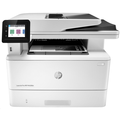 STAMPANTE HP MFC LASERJET PRO M428FDN W1A29A WHITE A4 38PPM 512MB ADF F/R LAN-USB LCD 1200DPI 4IN1 2VASSOICARTA 3YCONREG