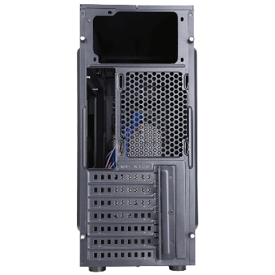 CABINET ITEK PRIME DARK - MIDDLE TOWER, ATX, 2X5.25, 2X3.5, 1XUSB3.0 2XUSB2.0, 1X12CM FAN, ALIM 500W (ITOCPR10D)