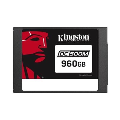 SSD-SOLID STATE DISK 2.5''  960GB SATA3 KINGSTON DATACENTER/ENTERPRISE SEDC500M/960G READ:555MB/S-WRITE:520MB/S