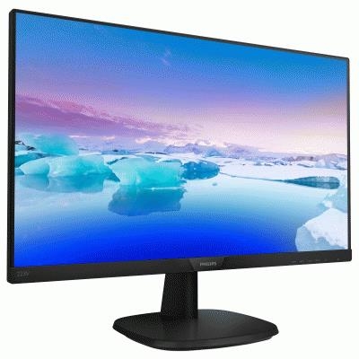 MONITOR PHILIPS LCD IPS LED 21,5'' WIDE 223V7QDSB/00 4MS SOFTBLUE FHD 1000:1 BLACK VGA DVI HDMI VESA  FINO:31/05