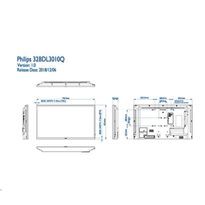 MONITOR PHILIPS LCD LED 31.5