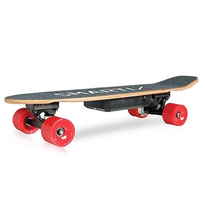 SKATE SHORT SMARTIX SM99-F14 NERO/ROSSO SUPP.FINO 100KG- DIST.PERC.10KM- VEL.MAX 15KM/H-RICARICA 90 -MOD.CONTROLLO-350W