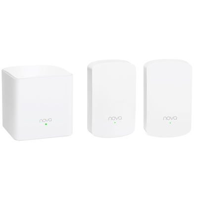 WIRELESS ROUTER AC1200 HOME MESH TENDA NOVA MW5(2 PACK) DUALBAND -1P GIGABIT 1P  WAN- 2 ANT. OMNI DIREZIONALI