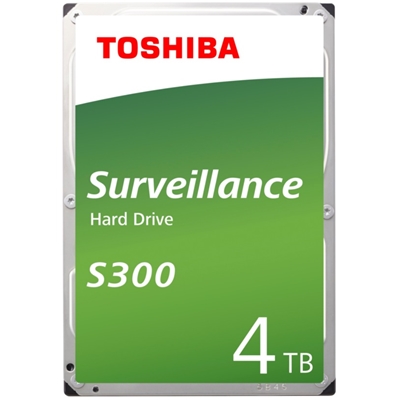 HARD DISK SATA3 3.5'' 4000GB(4TB) TOSHIBA S300 HDWT140UZSVA 128MB CACHE VIDEOSORVEGLIANZA BULK