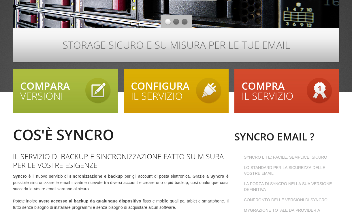 Syncro.email – il backup della tua posta elettronica